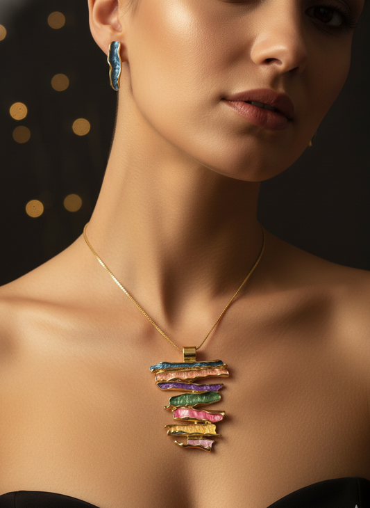 Art of Emotion Jewellery Set – Necklace & Earrings