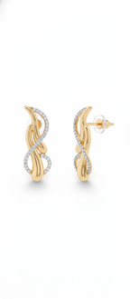 Eternal Flow Earrings – Sculpted Elegance