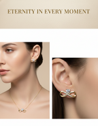 Infinity Jewellery Set – Necklace & Earrings