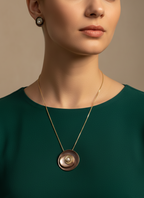 Elegance Pearl Jewellery Set – Necklace & Earrings