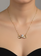 Infinity Jewellery Set – Necklace & Earrings