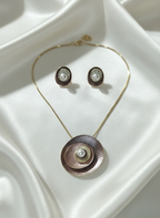 Elegance Pearl Jewellery Set – Necklace & Earrings