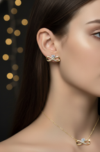 Infinity Jewellery Set – Necklace & Earrings