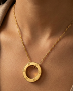 Golden Circle Pendant Necklace – The Power of Simplicity